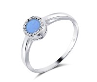 Opal Silver Rings NSR-965